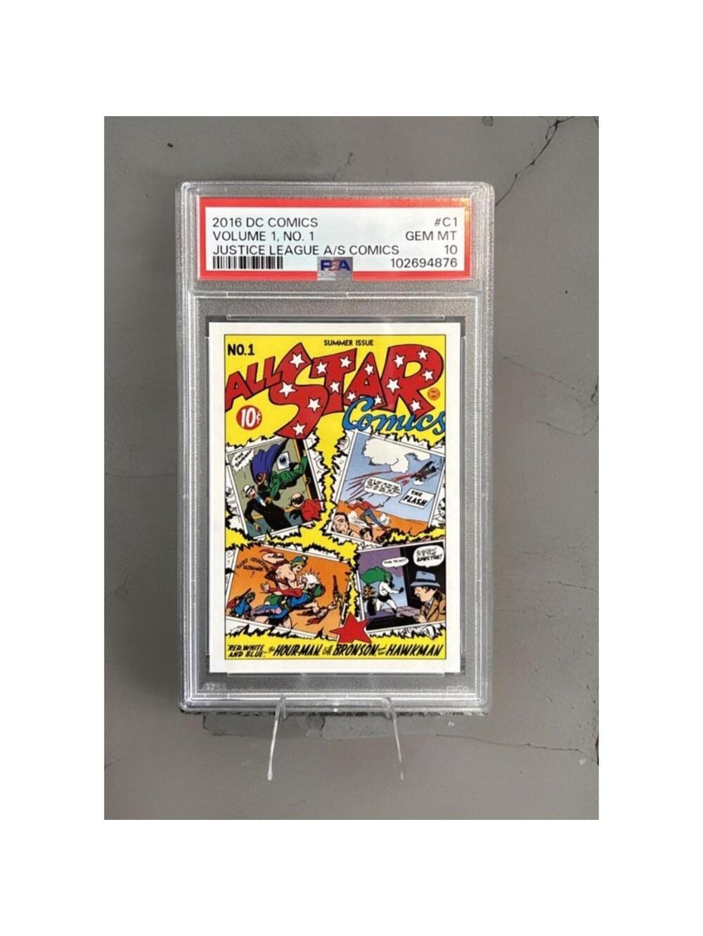 2016 DC Comics Volume 1 No 1 Justice League AS Comics C1 PSA 10